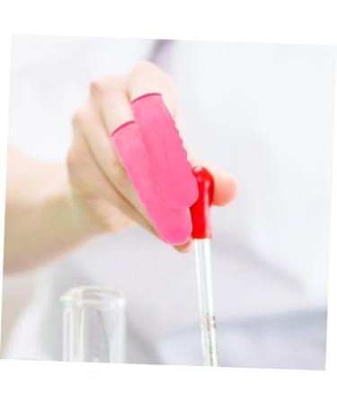 Buy SOLUSTRE 200pcs Finger Cots - Pink Finger Protectors & Fingertip Sleeves for Household Use | Durable Protection for Your Fingers - Buy Online on GoSupps.com