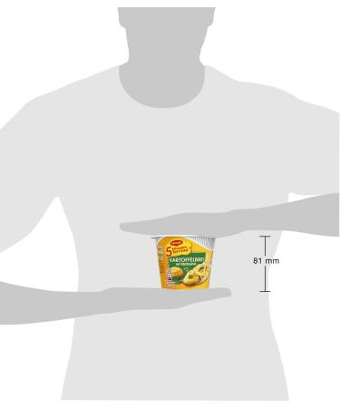 Buy Maggi 5 Minute Terrine Mashed Potatoes with Leaf Spinach - 8 Pack (47g Each) | Fast International Shipping - Buy Online on GoSupps.com