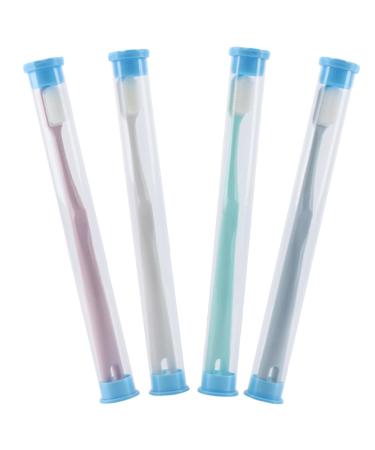 FRCOLOR 4Pcs Accessories Teeth Supply pp Major Soft Fur Emulsion Miss at Home Pregnant Woman Recyclable Adult toothbrushes bristles Clean Cleaning Brush for Teeth