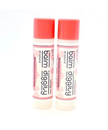 It's The Balm Diggity 2-pack Strawberry Lemonade Beeswax Moisturizing All-Natural and Nourishing Lip Balm Made With Just 5 Ingredients