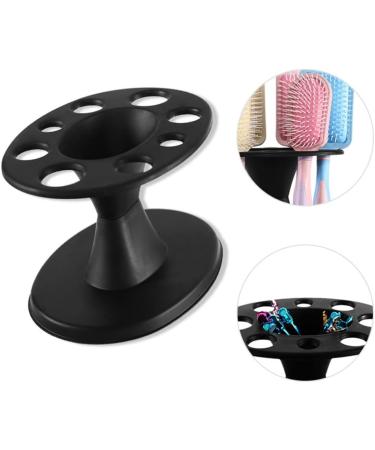 Hair Combs Stand Hair Brush Holder Storage Rack Cosmetic Brush Holder for Salon Barber Shop Black comb storage rack - Buy Online on GoSupps.com