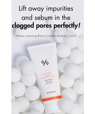 Dr.Ceuracle 5 Control Clearing Cleansing Foam - Deep Cleansing for Oily Skin Pore Purifying & Sebum Care | Ideal Foaming Cleanser for Dehydrated Skin - Buy Online on GoSupps.com