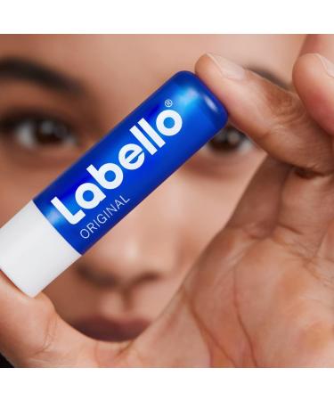  Labello Labello Original Lip Balm Highly Effective Lip Balm with Shea Butter Vitamins and Natural Oils Lip Balm for 24+ Hours of Hydration (2 x 4.8g) - Buy Online on GoSupps.com