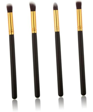 FOYTOKI 12 Pcs Eye Make-up Brush Kit Creme Eyeshadows Eyeliner Makeup Pencil Glitter Eyeshadow Black - Buy Online on GoSupps.com