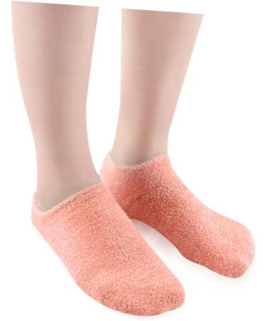 FRCOLOR 2 Pairs Anti-Tear Socks Heel Sleeve Women Socks with Foot Lotion Socks Shoes Gel Moisture Socks Ankle Ripstop Socks Feather Yarn Moisturising Socks - Buy Online on GoSupps.com