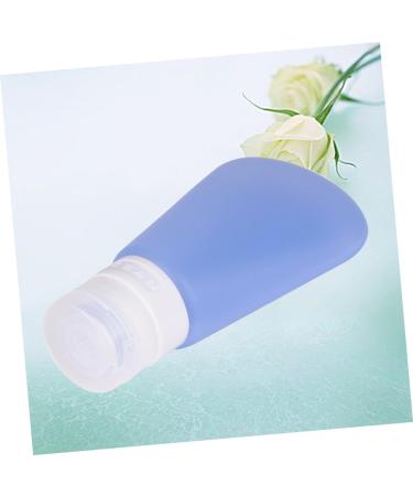Housoutil 2pcs Shampoo Disposable Containers Silicone Press Bottle Empty Bottle Travel Filling Bluex2pcs Size 1x2pcs - Buy Online on GoSupps.com