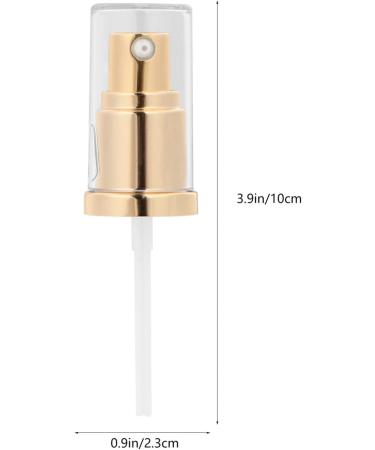 Solustre Replacement Makeup Pump Set - 2PC Plastic Perfume & Foundation Pumps for Travel & Home | Ideal for Lotions Beauty Oils & Liquid Cosmetics - Buy Online on GoSupps.com