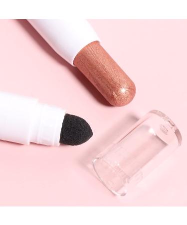 12PCS Matte & Shimmer Eyeshadow Stick Set | Waterproof Creamy Eye Shadow Pencil | Pigmented Shades with Highlighting Effects | Includes 2PC Double End Brush - Buy Online on GoSupps.com