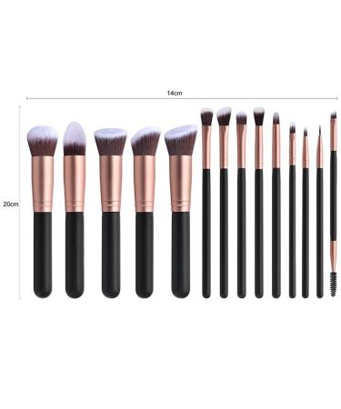 14-Piece Makeup Brush Set - Premium Foundation Tools for Flawless Application | International Shipping - Buy Online on GoSupps.com