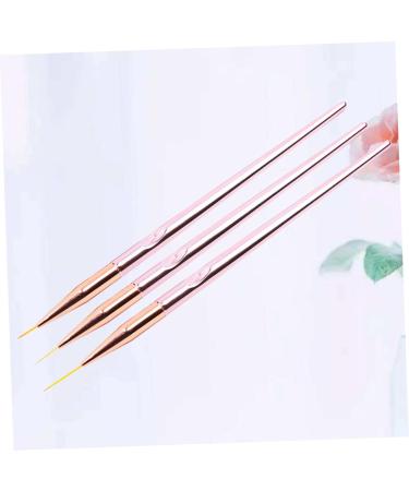 FRCOLOR 3-Piece Set Nail Brush Manicure Tools Paint Brush for Nail Drawing Nail Tools Painting Pen Nail Art Tools Nail Art Pen Painted Pen Pull Cover Bar - Buy Online on GoSupps.com