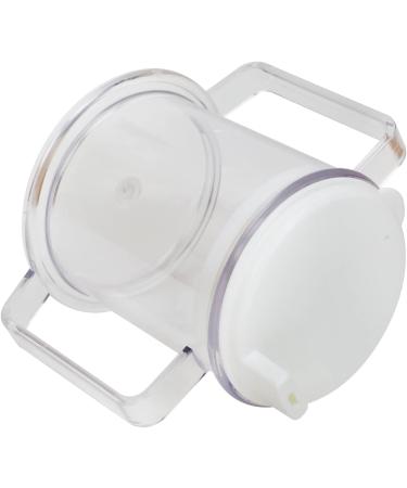 JIAHG Leak-Proof Soil Drinking Cups for Seniors | Beak Cups with Handles for Adults | Special Aid for Care | White Two-Handled Batch Cups - Buy Online on GoSupps.com