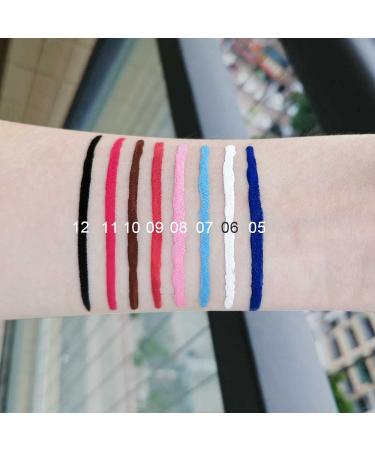 EVPCT 8 Colors Liquid Makeup Eyeliner Set - Waterproof Stamp Shapes Eye Liners for Women - Delineadores de colores para ojos - Buy Online on GoSupps.com
