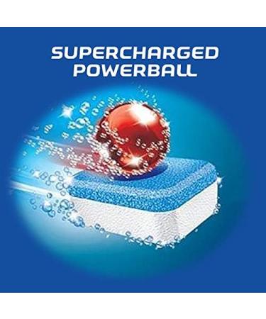 Finish Dishwasher Detergent All in 1 Powerball Fresh Mega Value Pack 110 Tablets Fast Action Clean - Buy Online on GoSupps.com