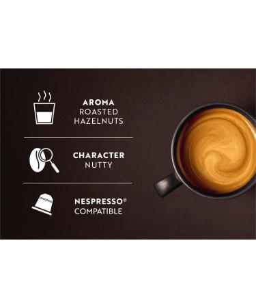 Caf Royal Noisette flavored 100 capsules for Nespresso coffee machine - Rainforest Alliance certified aluminum coffee capsules - Buy Online on GoSupps.com