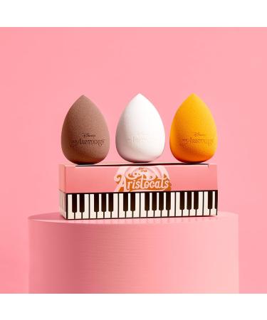 Aristocats Makeup Sponges - Disney Beauty Blender Trio for Concealer & Foundation | Latex-Free Blending Sponges - Buy Online on GoSupps.com
