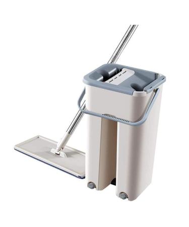 Mop Bucket Cleaning Kit. Easy to Use Easy to Dry Not Dirty Hands Large Area Mop Stainless Steel Handle 360 Flexible Swivel Hea Commemoration Day to pursue happiness