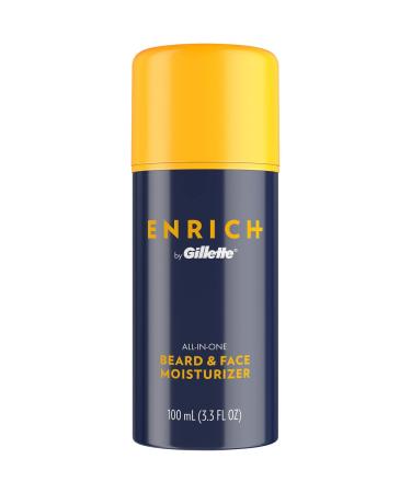 Gillette Enrich Beard & Face Moisturizer for Men - 3.3 fl oz