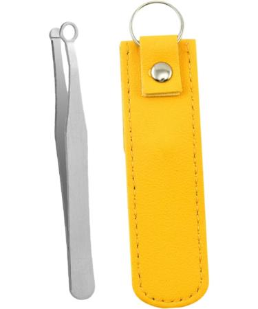 Buy Minkissy Nose Hair Trimmer Set for Men - Stainless Steel Round Nose Hair Clips Eyebrow & Nasal Cutter - 3pcs Yellow - Perfect Grooming Tools for Men - Buy Online on GoSupps.com