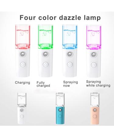 dijiusidy Plastic Facial Sprayer Mini Portable Cold Mist LED USB Charging Face Humidifier Office Hotel Hiking Nebulizer Skin Care - Buy Online on GoSupps.com