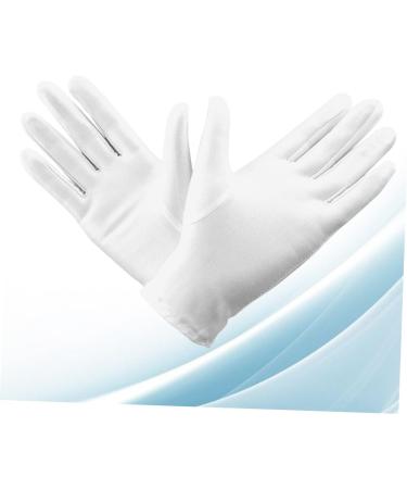 jojofuny 10 Pairs Moisturizing Gloves Hand Moisturizer Safety Gloves Beauty Hand Gloves Spandex Hand Spa Paraffin Gloves Paraffin Mitts Mittens Jewelry Work White Gloves - Buy Online on GoSupps.com