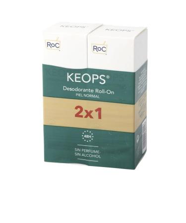Roc Keops Roll On Deodorant 2x30ml