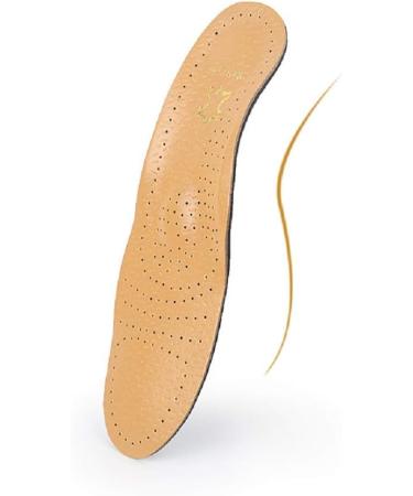 Premium Leather Orthotic Insoles | Arch Support for Flat Feet | Cushioned Foot Care Inserts Size 2.5-3 (W6/M4.5 - W7.5/M6 - Buy Online on GoSupps.com