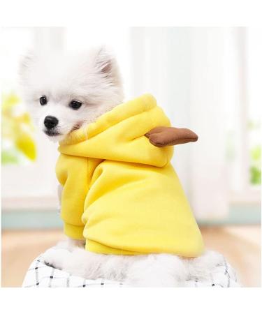 Xiaoyu XL Blue Dog Hoodie - Warm Pet Sweatshirt with Fruit Hood for Autumn & Winter - Buy Online on GoSupps.com