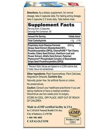 Vegetarian Acid Cleanse Formula for Healthy Uric Acid Levels - 60 Capsules - Buy Online on GoSupps.com