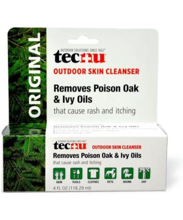 POISON IVY CLEANER TECNU Oak-N-Ivy 4oz Bottle - Fast Relief for Skin Irritation - Buy Online on GoSupps.com