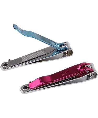 Nail Clipper for Toe Nails Heavy Duty Professional Quality Thick Toe Nail Clipper (Pink)