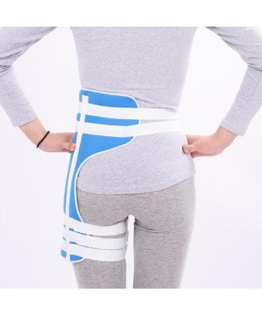 FoRes Adjustable Thigh Leg Hamstring Compression Wrap | Hip Brace & Groin Support for Injury Arthritis & Sciatica - Postoperative Rehabilitation for Men & Women (Small - Buy Online on GoSupps.com