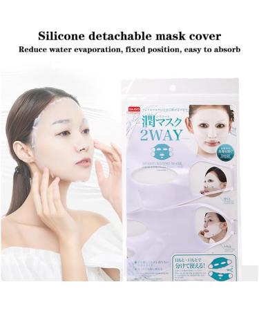 Buy Tefexer Reusable Silicone Face Mask - Moisture Cover & Serum Evaporation Tool for Salon Beauty - Buy Online on GoSupps.com