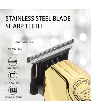 Professional Hair Clippers for Men | Cordless Rechargeable Electric Haircut & Beard Trimmer | Rose Gold - Buy Online on GoSupps.com