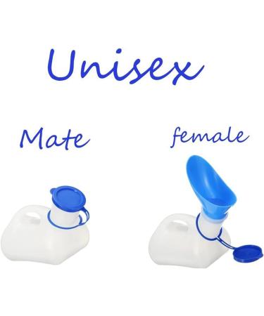 Portable Urinals 1200ML Portable Urine Urinal Toilet Unisex Aid Bottle for Traveling Camping Outdoor Female Adapter for Men Women - Buy Online on GoSupps.com