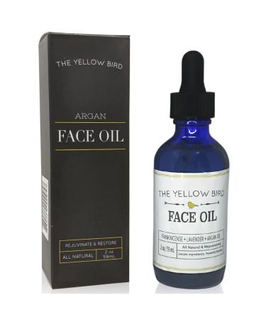 Argan Face Oil Cleanser. Moisturizing Anti Aging Natural & Organic Facial Serum for Acne Spots Scars and Wrinkles. Hydrating Botanic Blend for Youthful Glow. (Argan 2 oz) 2 Fl Oz (Pack of 1) Argan