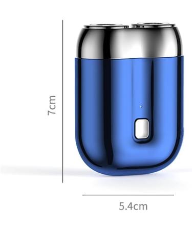 2024 New Upgrade Pocket Shaver USB Mini Shavers for Men Double Head Razor Electric Mini Portable Razor Floating Cutter Head Convenient for Home Car Travel (Silver) - Buy Online on GoSupps.com