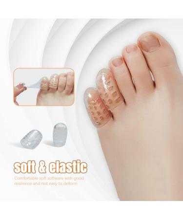 60PCS Silicone Toe Protectors for Men and Women - Breathable Gel Sleeves for Pain Relief from Calluses, Blisters, and Scrapes - Buy Online on GoSupps.com