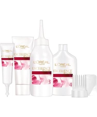 L'OR AL Paris Excellence Cr me 400 Natural Brown Permanent Coloring for Brunettes 100% White Hair Coverage Anti-yellowing Action Natural Result Protects and Strengthens Hair - Buy Online on GoSupps.com