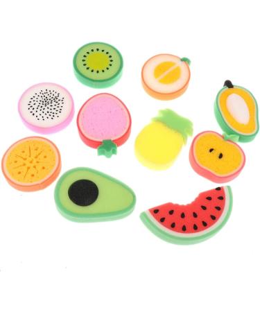 IYSHOUGONG Cute Fruit Shaped Bath Sponge - Ultra Soft Body Wash Sponge for Shower - Assorted Fruits Style 8 - Buy Online on GoSupps.com