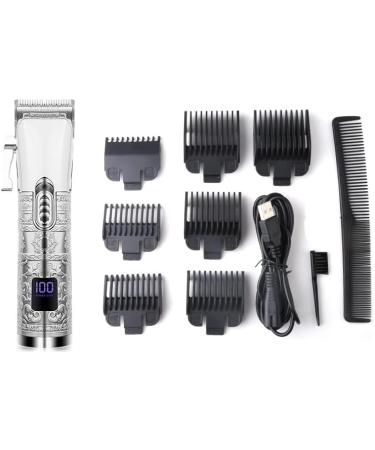 Hair Clippers for Men Professional Cordless Men Hair Trimmer Barbershop Rechargeable Hair Clipper Electric Fade Hair Cutter Portable LCD Display With Box - Buy Online on GoSupps.com
