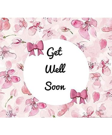 Pink Flowered Get Well Soon Pink Candy Pick N mix 300 g Sweet Box Box Hamper Selection box Present With Pink Ribbon For Him or Her Show Someone You Care - Buy Online on GoSupps.com