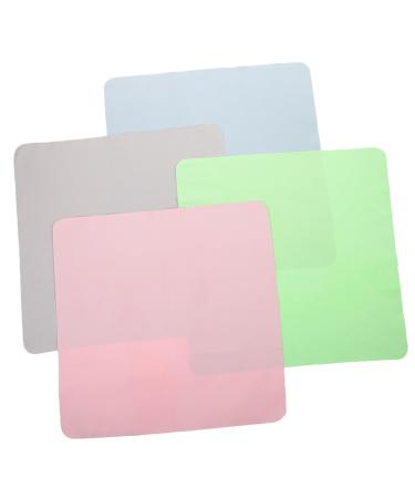 4pcs Wipe Cloth Cleaning Wipes Lens Wipes Screen Wipes Cloth for Cleaning Colored Lens Cleaning Cloth Large Cleaning Cloth Cloths for Wipes Mirror Cloth Suede Glass