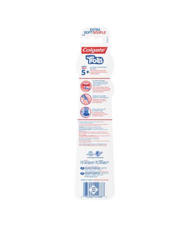 Colgate Kids Trolls Toothbrush - Extra Soft Bristles - 2 Count - Buy Online on GoSupps.com