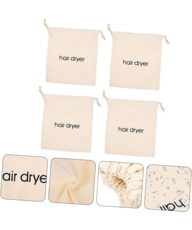 Amosfun 8 Pcs Hair Dryer Storage Bag Canvas Shopping Bags Hair Bag Portable Bags Universal Cosmetic Bag - Buy Online on GoSupps.com
