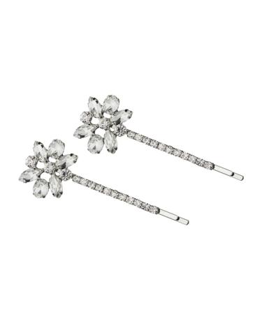 Ipetboom Barrettes for Girls Tropical Headdress Trendy Hair Clips Goody Hair Clips for Women Metal Hair Clips Environmental Hair Accessories Crystal Decor Headgear Women's Korean Version