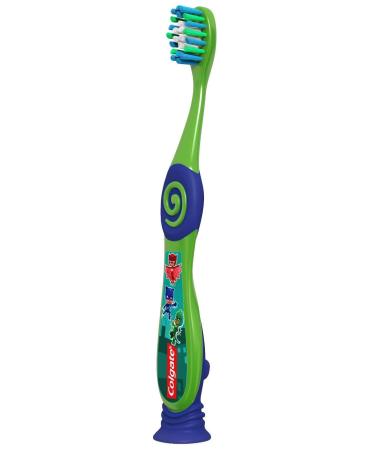 Colgate PJ Masks Toddler Toothbrush 6-Pack | Extra Soft Bristles, Suction Cup | Kids 2-5 Years Old - Buy Online on GoSupps.com
