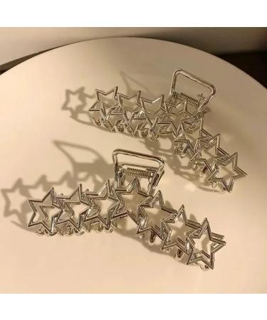 Hair Clips For Women Claw Clips Bow Hair Clips Claw Clips Claw Clips For Thick Hair Large Hair Clips(Color:Star) - Buy Online on GoSupps.com