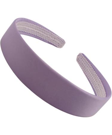Topkids Accessories Satin Alice Headband Head Band Hairband Hair Band Women Adult Girls Kids School 60s 70s 80s Plain Aliceband 2.5cm 1" Thick Wide Hard (Lilac) - Buy Online on GoSupps.com