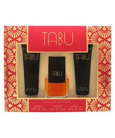 Tabu signature collection body lotion cologne spray and body wash - Buy Online on GoSupps.com