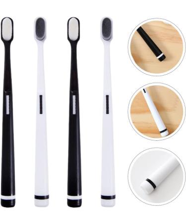 Gleavi 4-Piece Black Silk Maternity Toothbrush Set - Soft Bristles for Pregnant Moms - Gentle Travel & Care - Buy Online on GoSupps.com